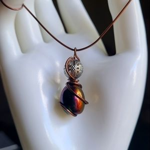 Distressed Metals Pendant